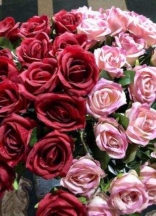 Розы искусственные, розы, лилии, тюльпаны, искусственные цветы5 фото