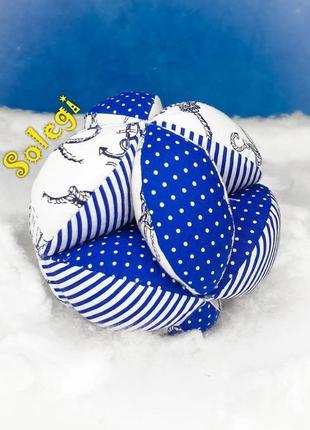 Развивающий мяч такане 🌞 для малыша 0+.мяч монтессори⛵ "морской узел". подарок для ребенка5 фото