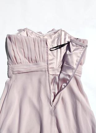 Длинное красивое нежно розовое платье h&m9 фото