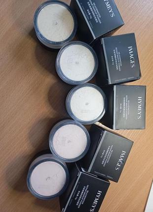 Набір фиксирующий спрей для макияжа bioaqua + финишная рассыпчатая пудра hymey`s тон 02 айвори