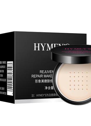 Набір фиксирующий спрей для макияжа bioaqua + финишная рассыпчатая пудра hymey`s тон 02 айвори