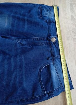 Синие джинсы клеш3 фото