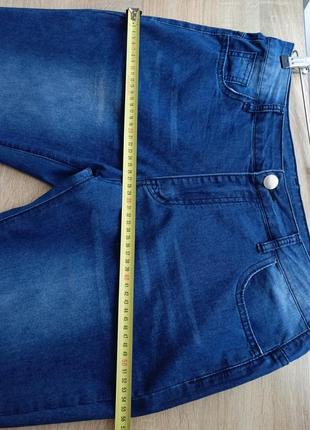 Синие джинсы клеш4 фото
