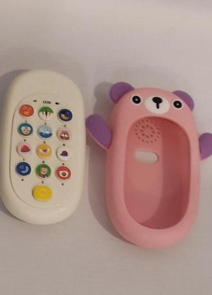 Дитяча іграшка інтерактивна розвиваючий телефон hlx201-3a