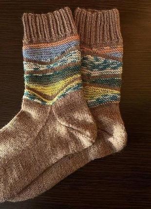 Носки вязанные