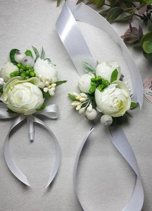 Свадебные бутоньерки с сухоцветами, бутоньерки на свадьбы, бутоньерки дружбаю, навестой на свадьбу1 фото