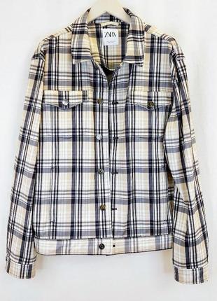 Куртка-рубашка zara. eur оверсайз