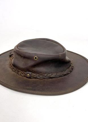 Шляпа кожаная ковбойская barmah, австралия
