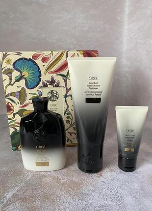 Oribe - gold lust repair &amp; restore ritual hair set - набор бестселлеров oribe по уходу за волосами1 фото