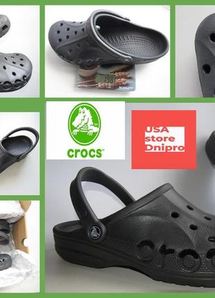 Шлепанцы, сандалии, тапочки crocs baya clog р. m12 \ 45 (29,5см)9 фото