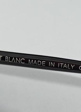 Очки в стиле mont blanc мужские солнцезащитные классика серые поляризированые в серебристой металлической оправе7 фото