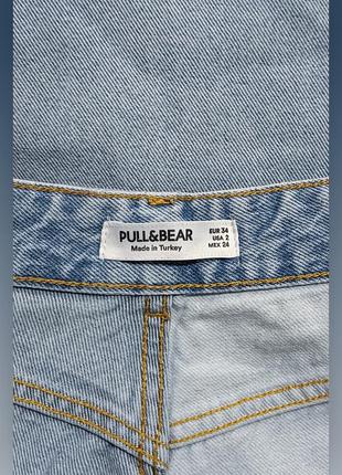 Джинсы прямые с высокой посадкой pullandbear3 фото