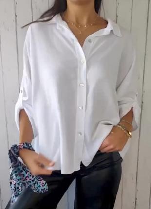 Красивая рубашка женская яркая модная стильная летняя 283101g3 фото