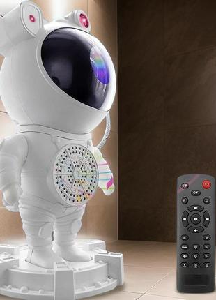 Підкорюйте зоряне небо: нічник-проектор астронавта з led-освітленням, bluetooth колонкою та пультом
