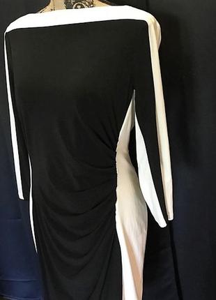 Ralph lauren чорне плаття з білим контуром 46-48 р3 фото