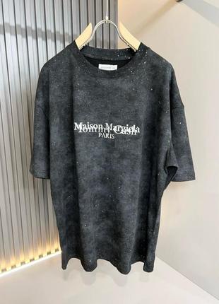 Стильная футболка oversize в стиле maison margiela