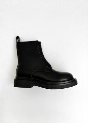 Новые черные демисезонные ботинки ботинки4 фото
