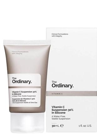 Сыворотка с витамином c. the ordinary vitamin c suspension 30% in silicone.