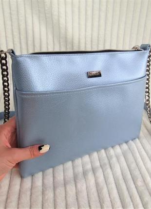 Блакитна сумочка handmade7 фото