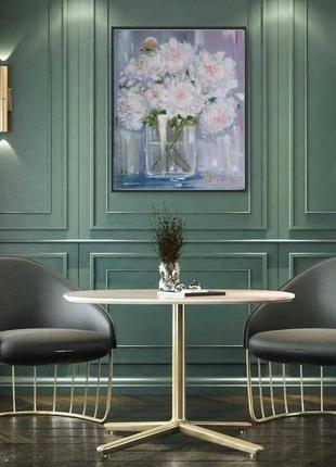 Белые пионы