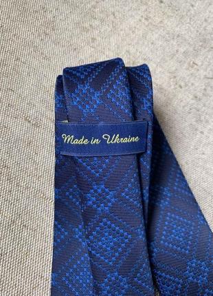 Краватка "україна з тризубом", ширина 6 см3 фото