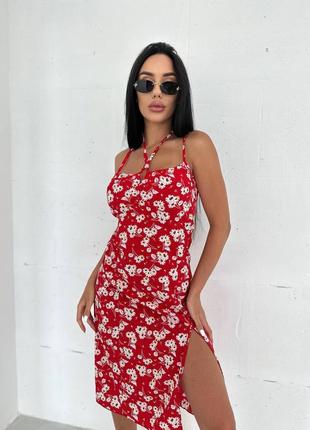🔝 летнее платье сарафан в цветочный принт