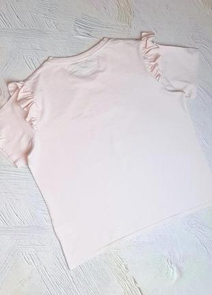 💝2+1=4 фирменная зефирно-розовая футболка хлопок f&amp;f, размер 48 - 504 фото