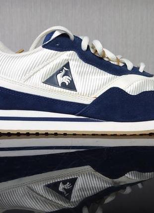 Le coq sportif women's louise suede / nylon trainer low. р 38, 24 см.