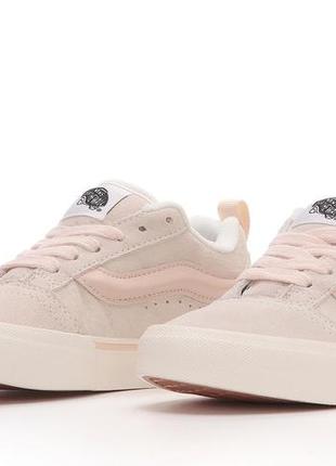 Женские кроссовки кеды vans old skool knu розовые