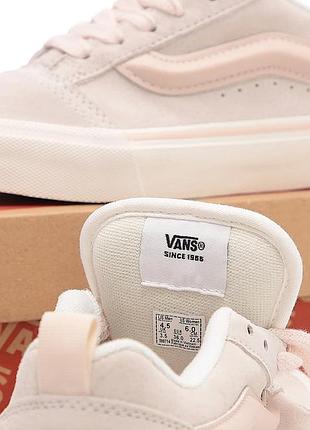Женские кроссовки кеды vans old skool knu розовые