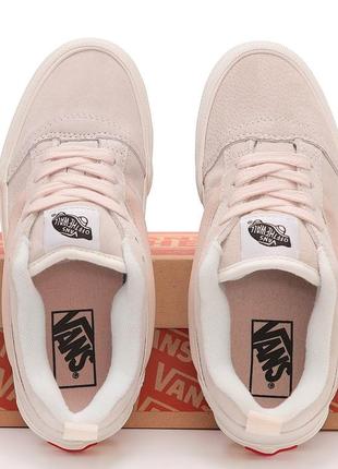 Женские кроссовки кеды vans old skool knu розовые