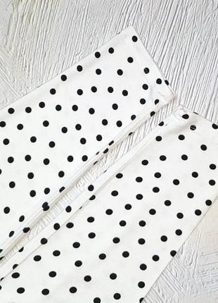 💝2+1=4 фирменная белая мягкая блуза блузка в горошек dorothy perkins, размер 46 - 483 фото