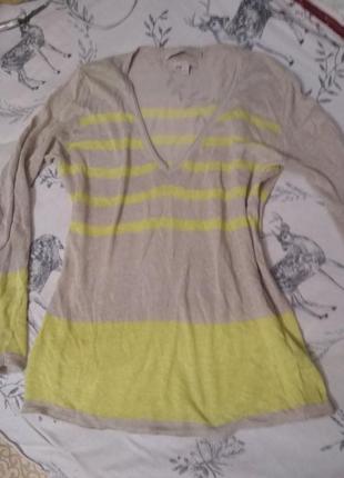 Лонгслив лён