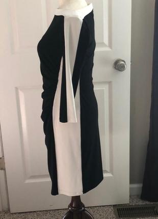 Ralph lauren чорне плаття з білим контуром 46-48 р7 фото