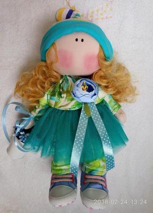 Текстильная куколка для принцессы.