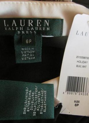 Ralph lauren чорне плаття з білим контуром 46-48 р9 фото