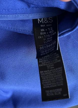 Штани класика кольору електрик marks&amp;spencer7 фото