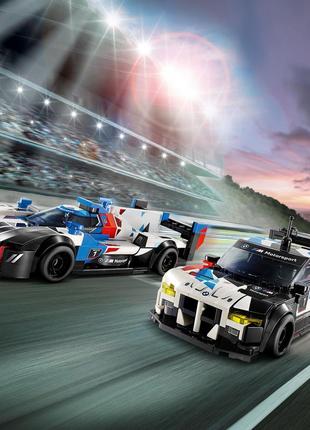 Lego speed champions автомобілі для перегонів bmw m4 gt3 і bmw m hybrid v8 769224 фото