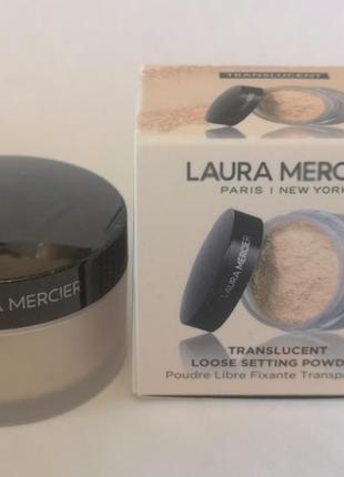 Розсипчаста пудра laura mercier loose setting powder (translucent) ​​​​​​​9.3 гр.3 фото
