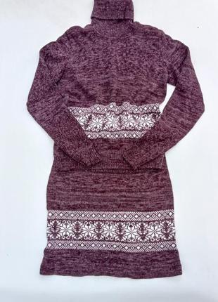 Вязаный женский костюм 44р