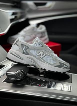 Мужские кроссовки new balance 725 gray leather white