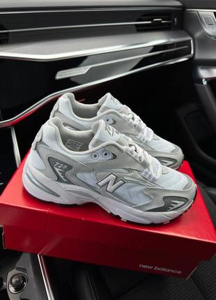 Мужские кроссовки new balance 725 gray leather white2 фото