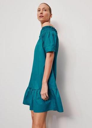 Акция 🎁 новое стильное сарафан платье reserved бирюзового цвета h&amp;m primark2 фото