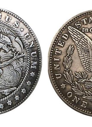 Монета сувенір, долар сша банк 1921г чужий1 фото