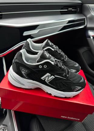 Чоловічі кросівки new balance 725 black silver white6 фото