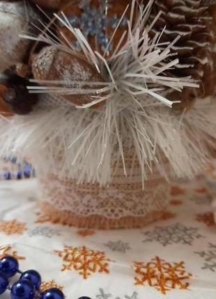 Новогодняя рождественская елочка из природных материалов. экоелка2 фото