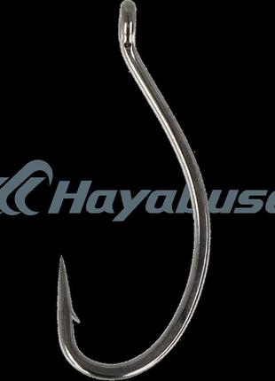 Гачки hayabusa carp w-1 black nickel no2