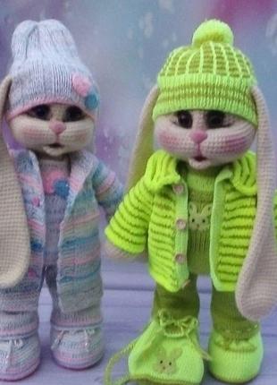 Зайки амигуруми 10