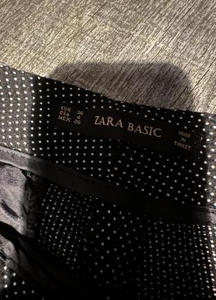 Стильные брюки в горошек zara, брюки, штаны3 фото