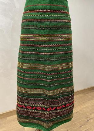 Стильная юбка женская плахта (запаска) ручной работы. п-1271 фото